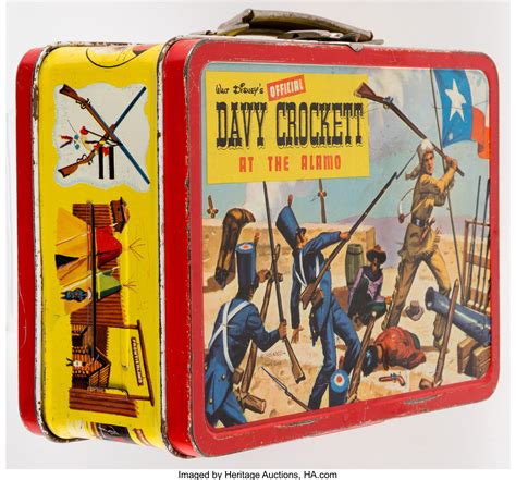 davy crockett metal lunch box|davy crockett lunch box.